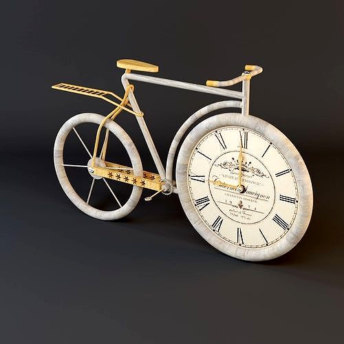 Table clock bicycle