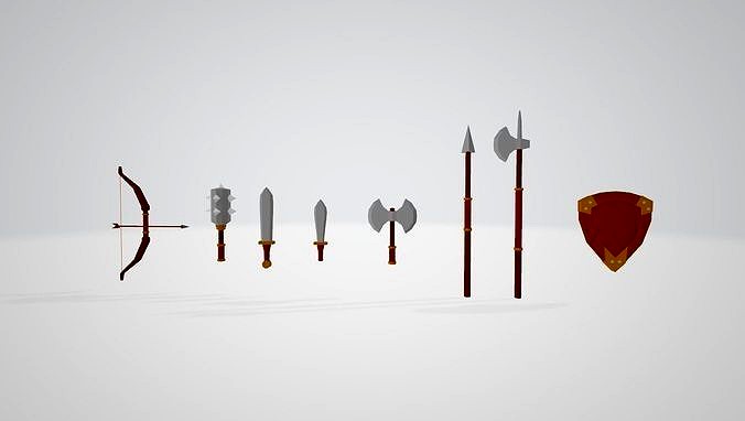 Medieval Weapon Pack Lowpoly