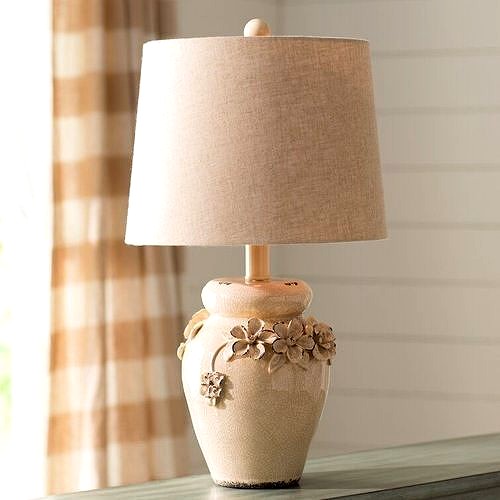 Bilderback Ivory Table Light Lamp