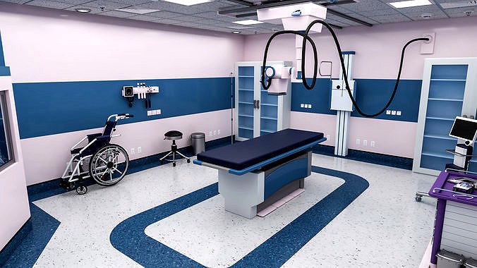 Doctors Office-X-Ray Room 3d model