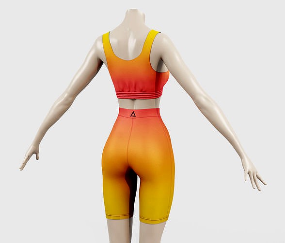 Outfit Bike Shorts with Top - Running - Cycling - Sports