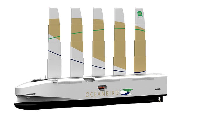 Oceanbird is a large  wind-powered vessel
