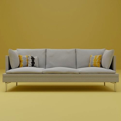 Modern Comfy Soft Couch with Cushions - Designer Couch 001