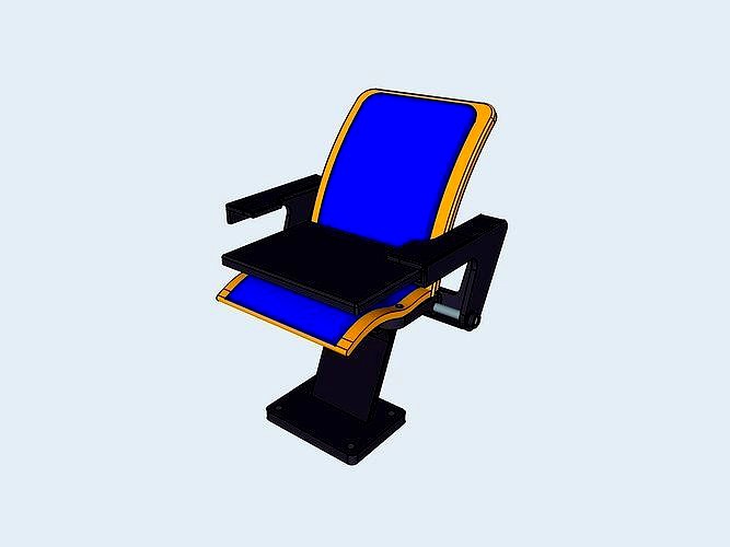 Foldable Desk Industrial Design Chair