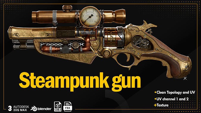 Steampunk gun