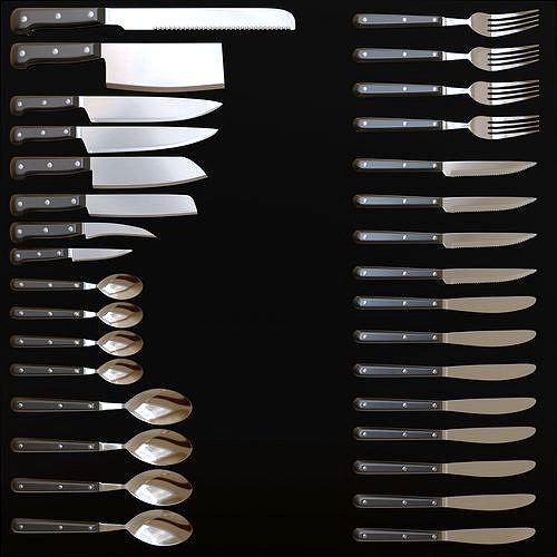 Kitchen Knives and Cutlery Pack