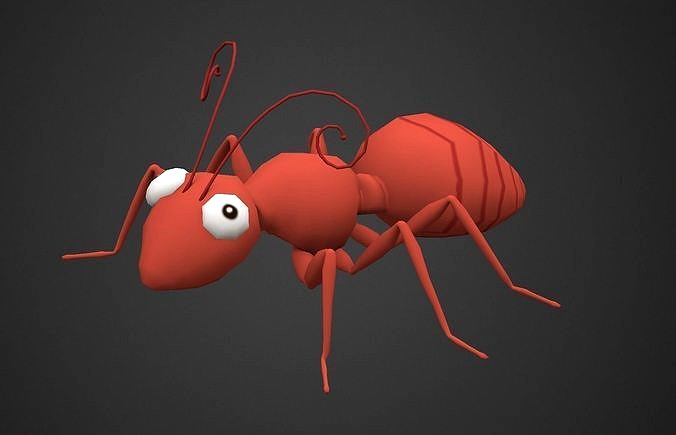 Cartoon Ant Rigged