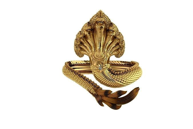 Naga khmer Ring Gold Dragon Cambodia Naga 3D print model | 3D