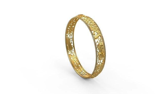 Elephant Bangle  3 | 3D