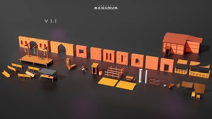 Medieval Game Pieces