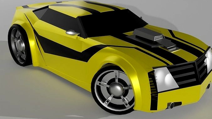 Bumblebee car 3d model