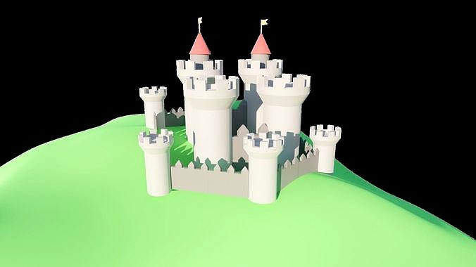 Low Poly Castle