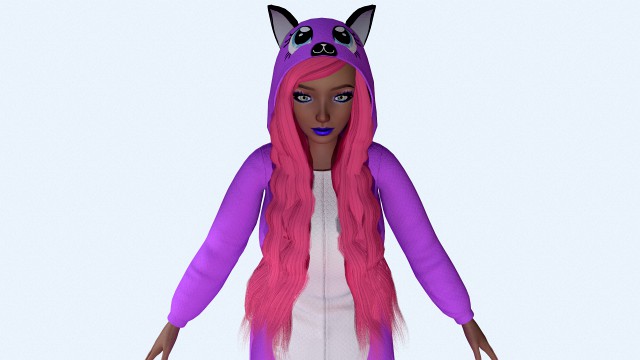 girl kigurumi cat 4