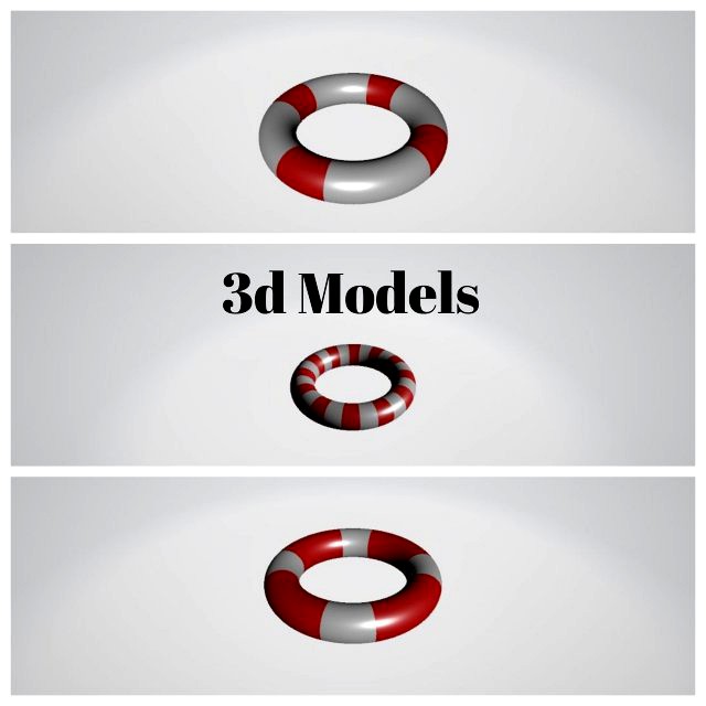 3 3d life preservers