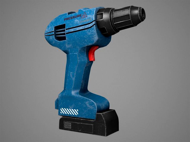 eletric screwdriver blue