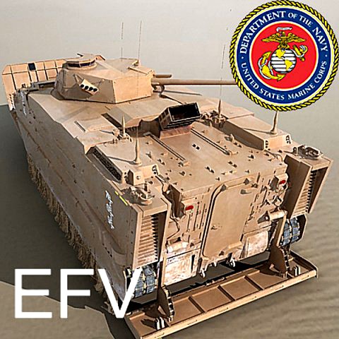 us marine corps expeditionary fighting vehicle efv desert scheme max 3ds