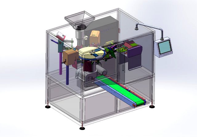 fully automatic snack packing machine