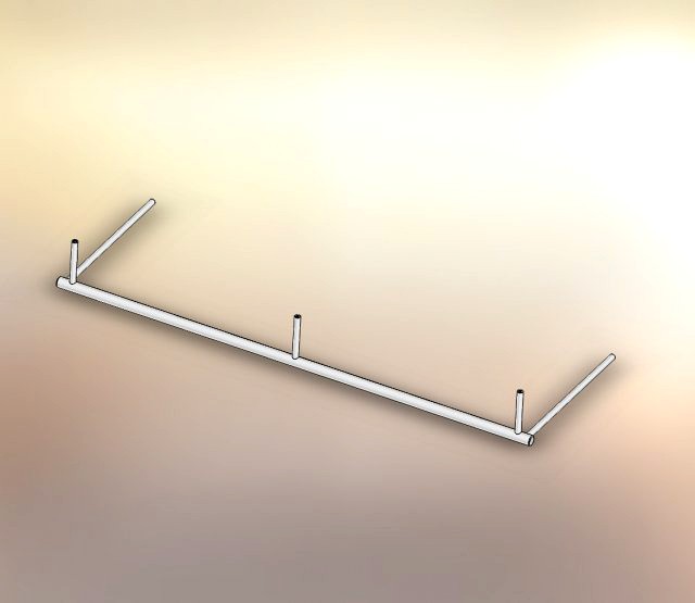 silen hanger kit chrome matt