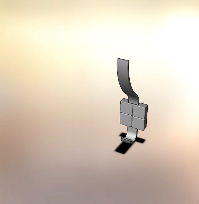 sparta hook two-horn bronze aged