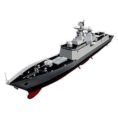 chinese navy ffg-054a class frigate c4d