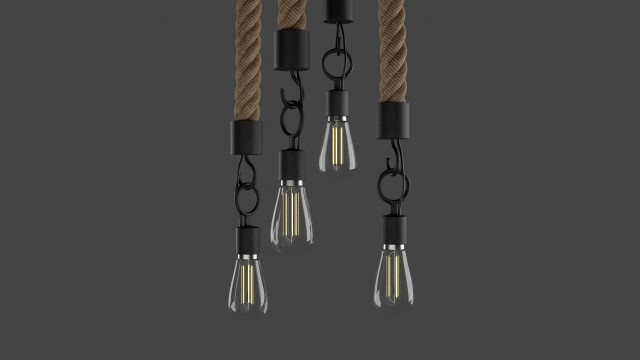 ceiling lamp rope