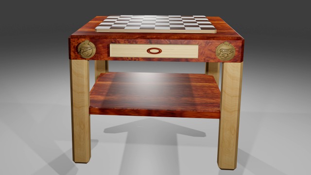 football style chess table