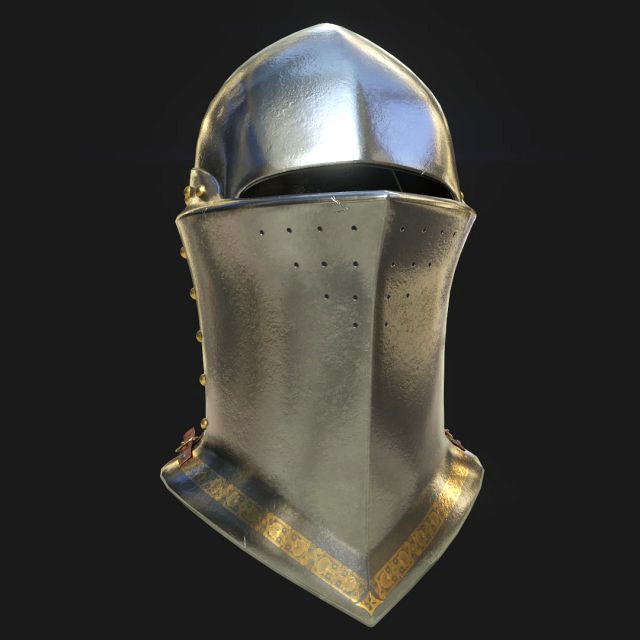 medieval jousting helmet