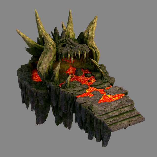 devil dragon hall-dragon head mountain