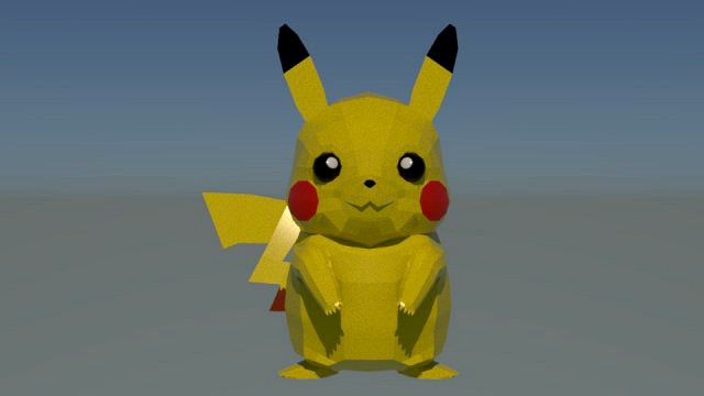 pikachu - modelo 3d