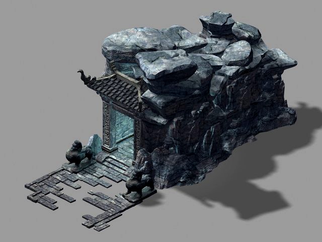 terrain-mountain-stone mountain-deep-gate 07