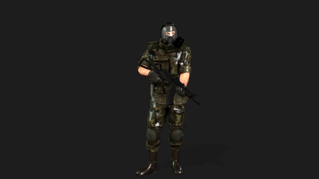 soldier-military-army--8-rigged with animation file