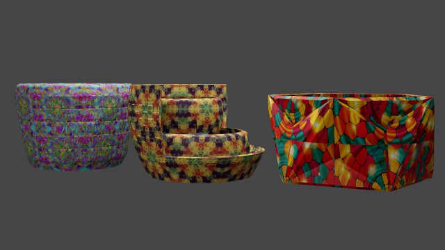 creative flower pot 3 pieces