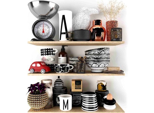 kitchen decorative set accessories 01