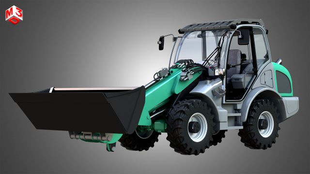 loader kl80-8t with universal bucket - front loader