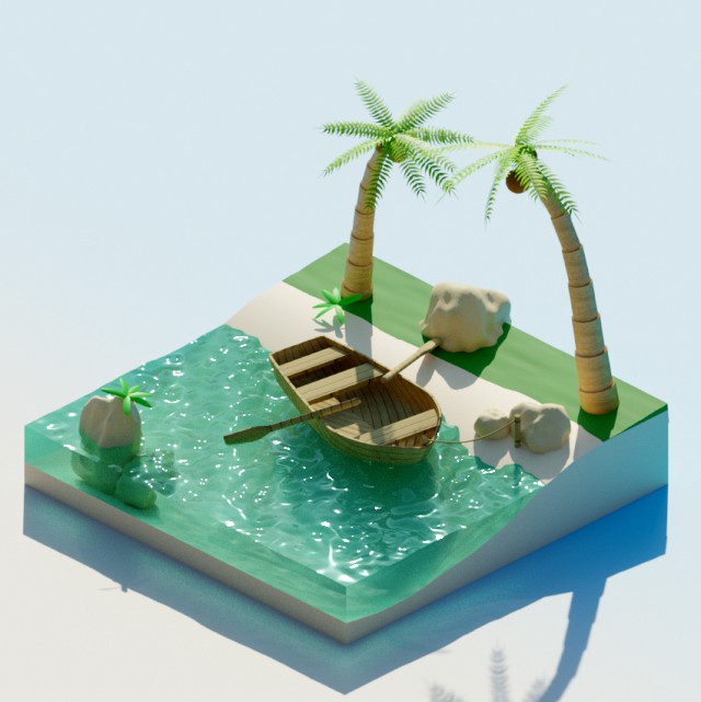 tropic scene