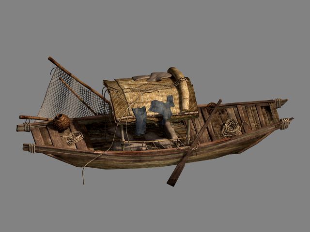 beach-coast-fishing boat 01