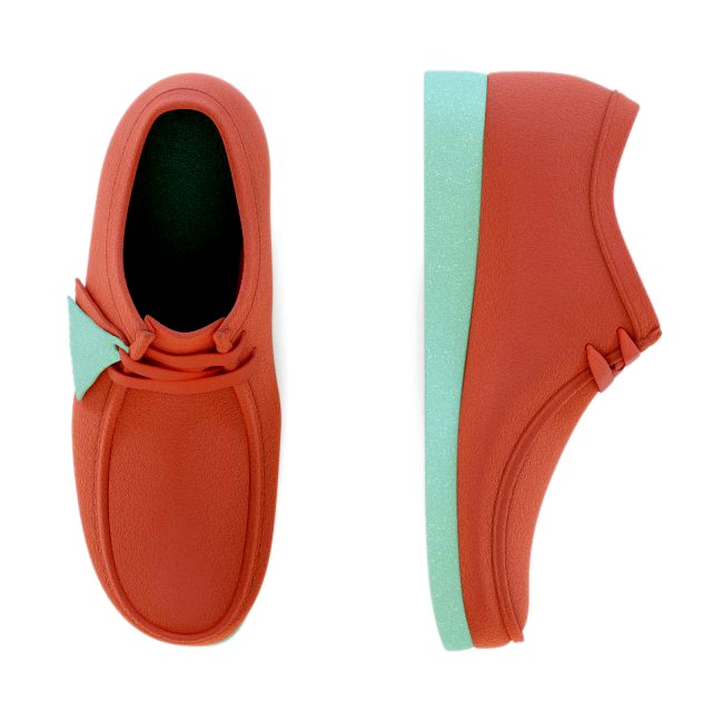 clarks originals wallabee coral combination
