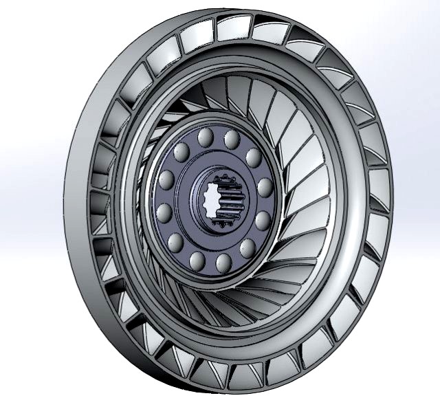 torque converter turbine wheel