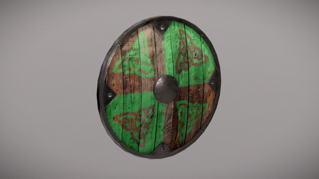 painted shield