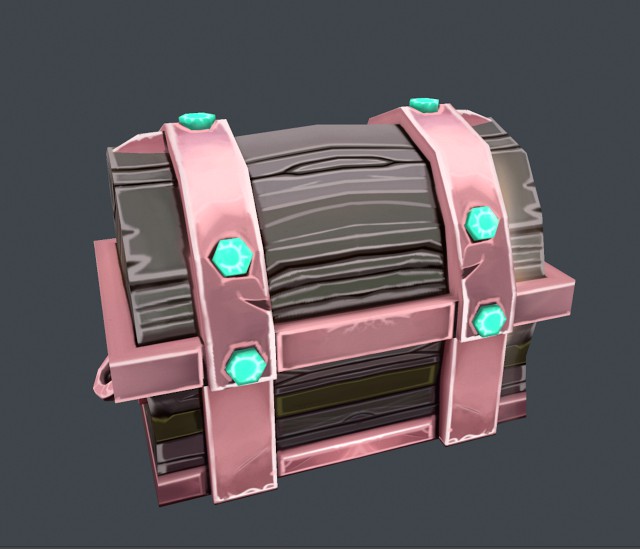 basic hand-painted chest