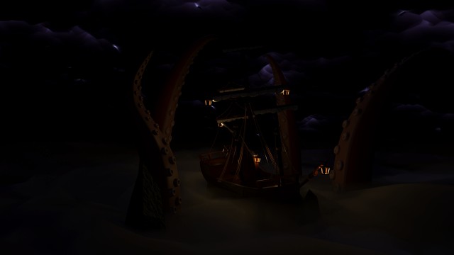 ship at sea