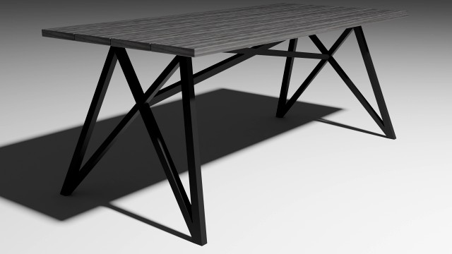 modern working wooden table4 colors