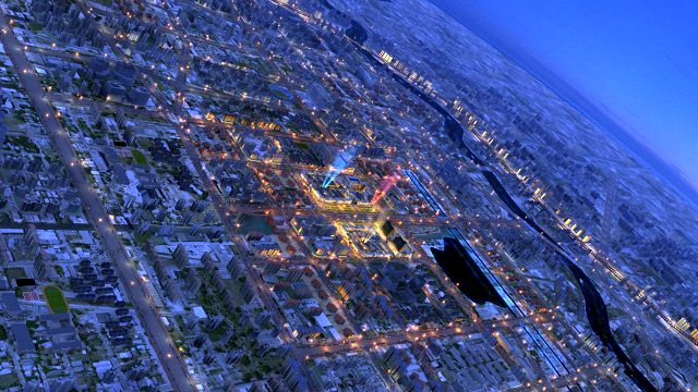 city night scene