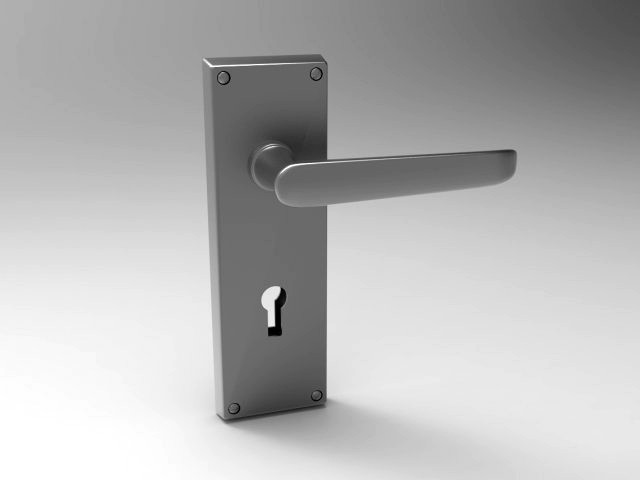 standard door handle
