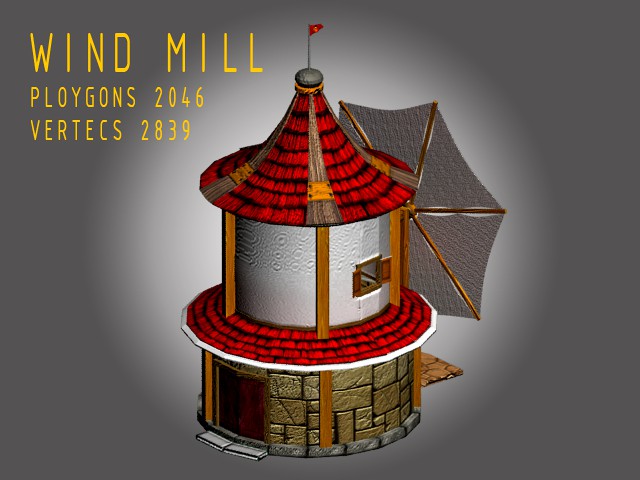 wind mill cartoony
