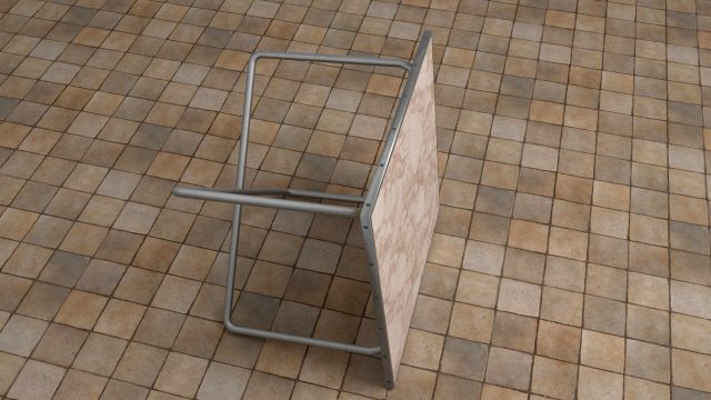 70s style dining table
