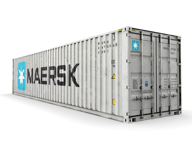 40 feet maersk standard shipping container