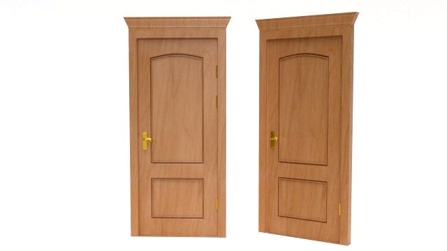 entrance wooden door