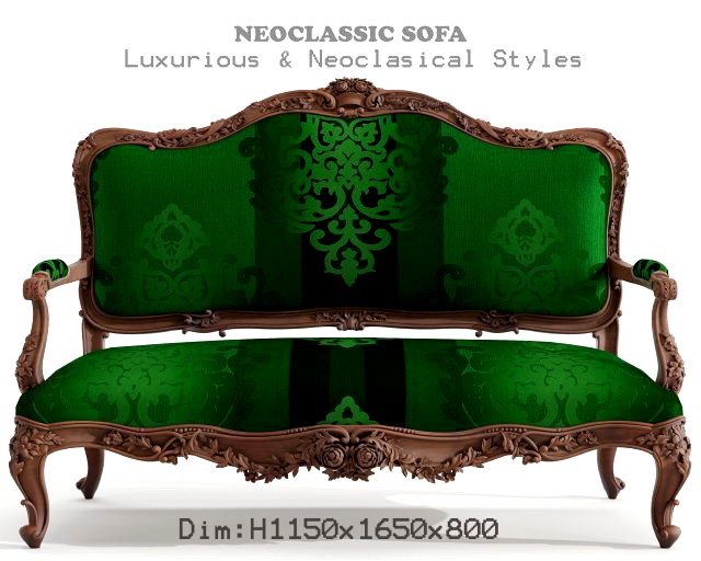 sample cnc carving classic sofa 08