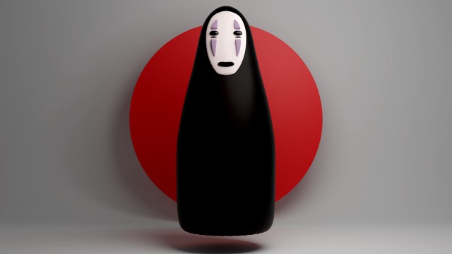 3d character ghost